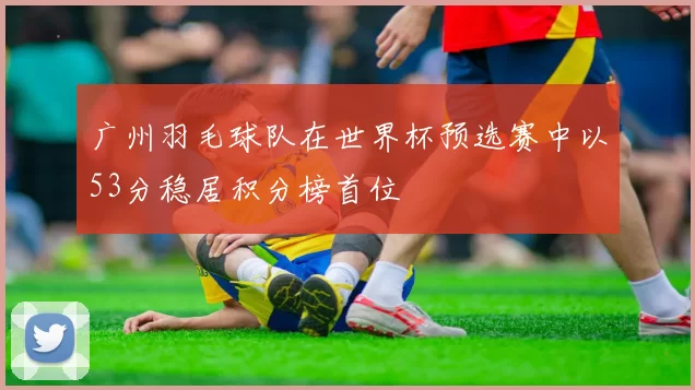 广州羽毛球队在世界杯预选赛中以53分稳居积分榜首位